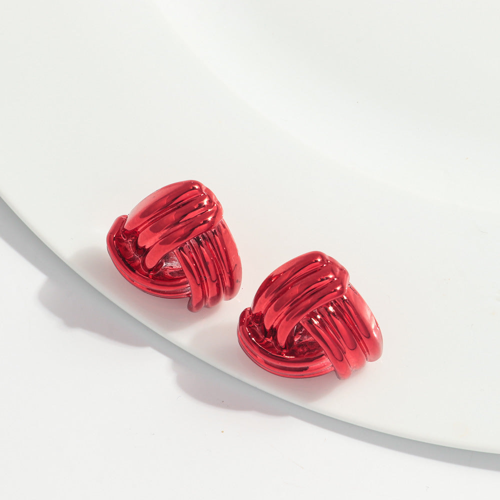Wholesale Valentine's Day Red Acrylic Earrings
