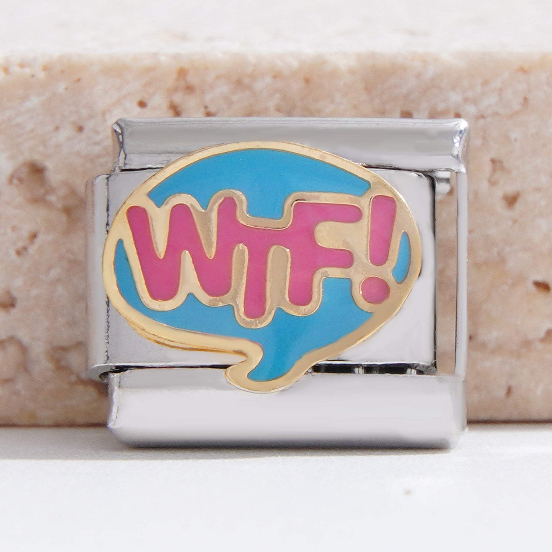 Wholesale Italian Charm Bracelet 9mm DIY Splicing Creative Pattern Stainless Steel Composable Bracelet