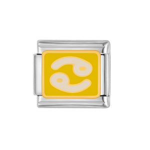 Wholesale Italian Charm Bracelet 9mm DIY Splicing Removable Simple Zodiac Stainless Steel Composable Bracelet