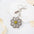 Wholesale creative cute diamond-encrusted flower keychain