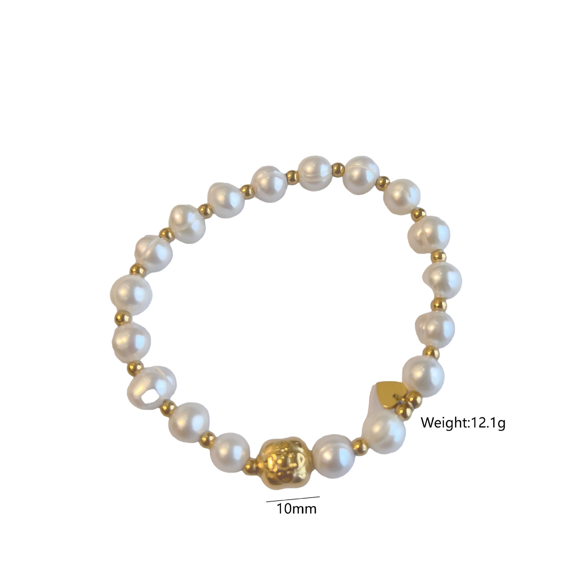 Wholesale stainless steel pearl natural stone bracelet jewelry