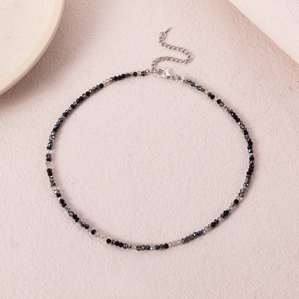 Wholesale Bohemian Short Necklace Handmade Fashion Creative Color Rice Bead Necklace