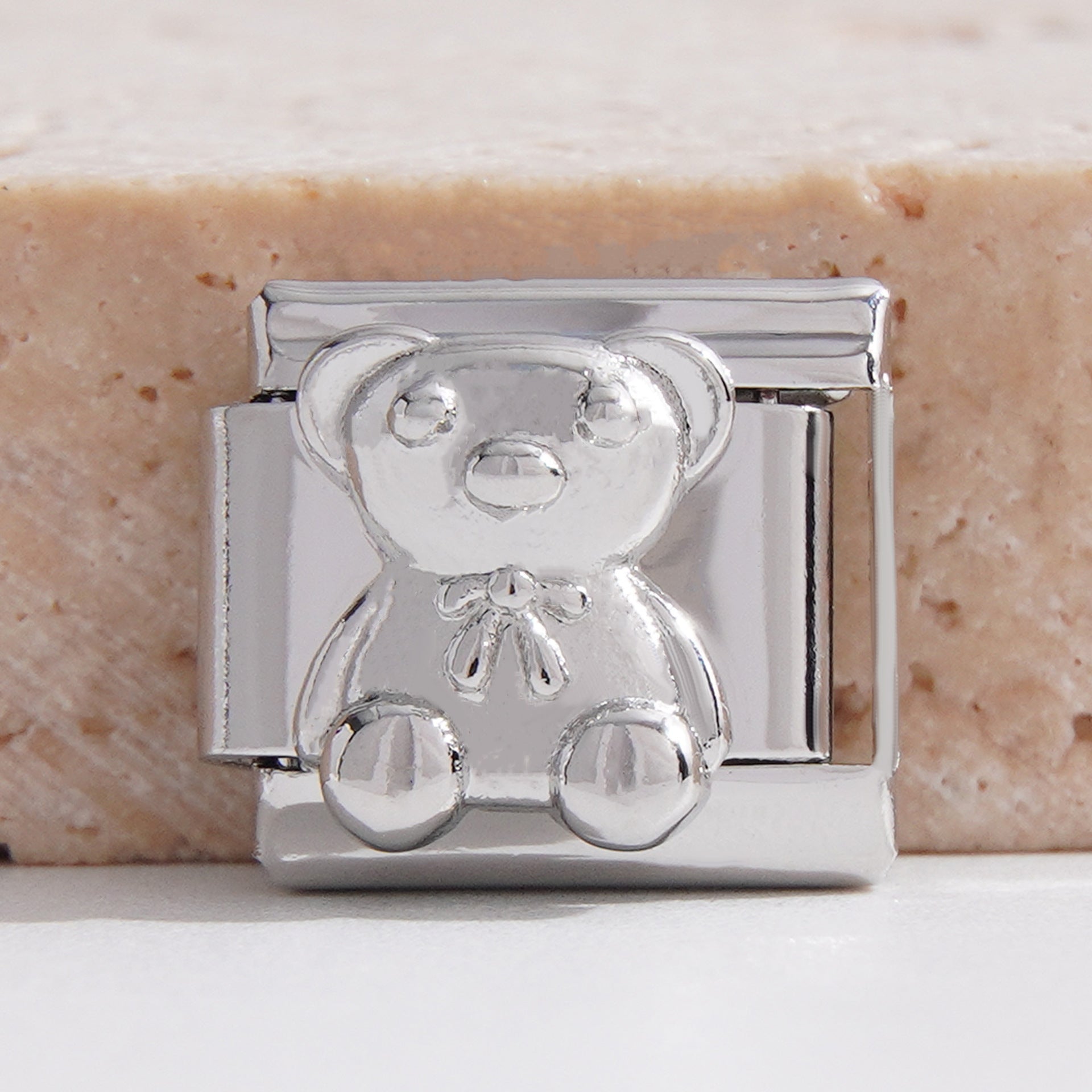 Wholesale Italian Charm Bracelet 9mm DIY Splicing Removable Basketball Series Stainless Steel Composable Bracelet