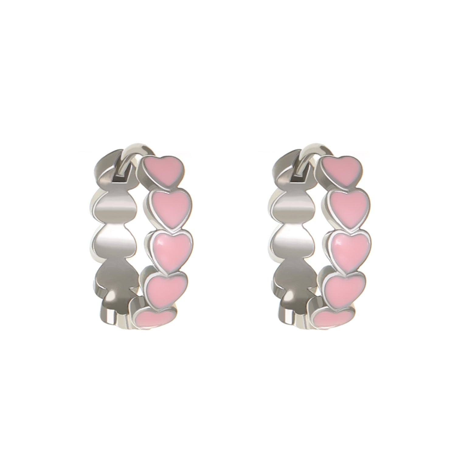 Wholesale  color drop oil C- shaped earrings