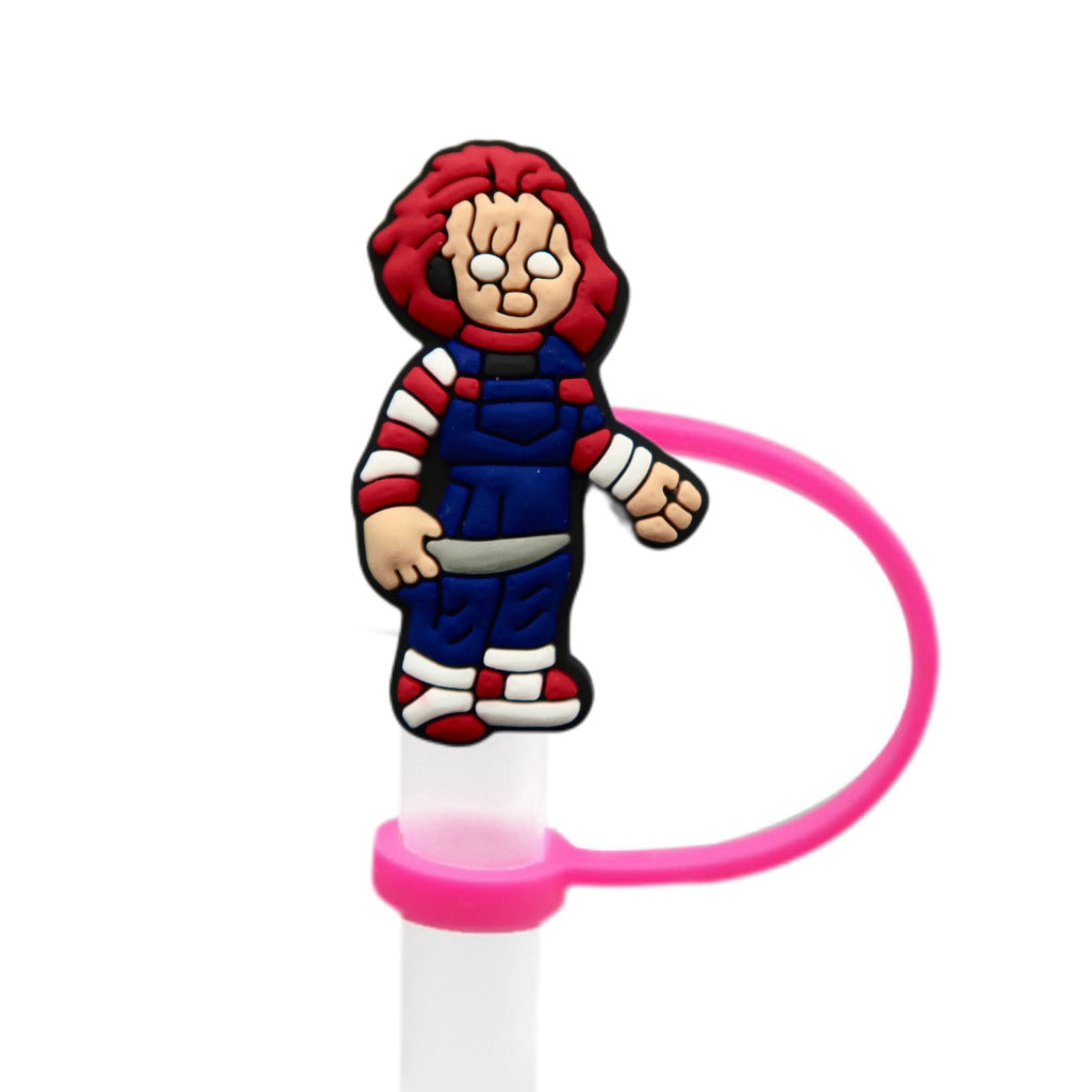 Wholesale 10pcs  Silicone  Straw Cover Straw Tube Cap