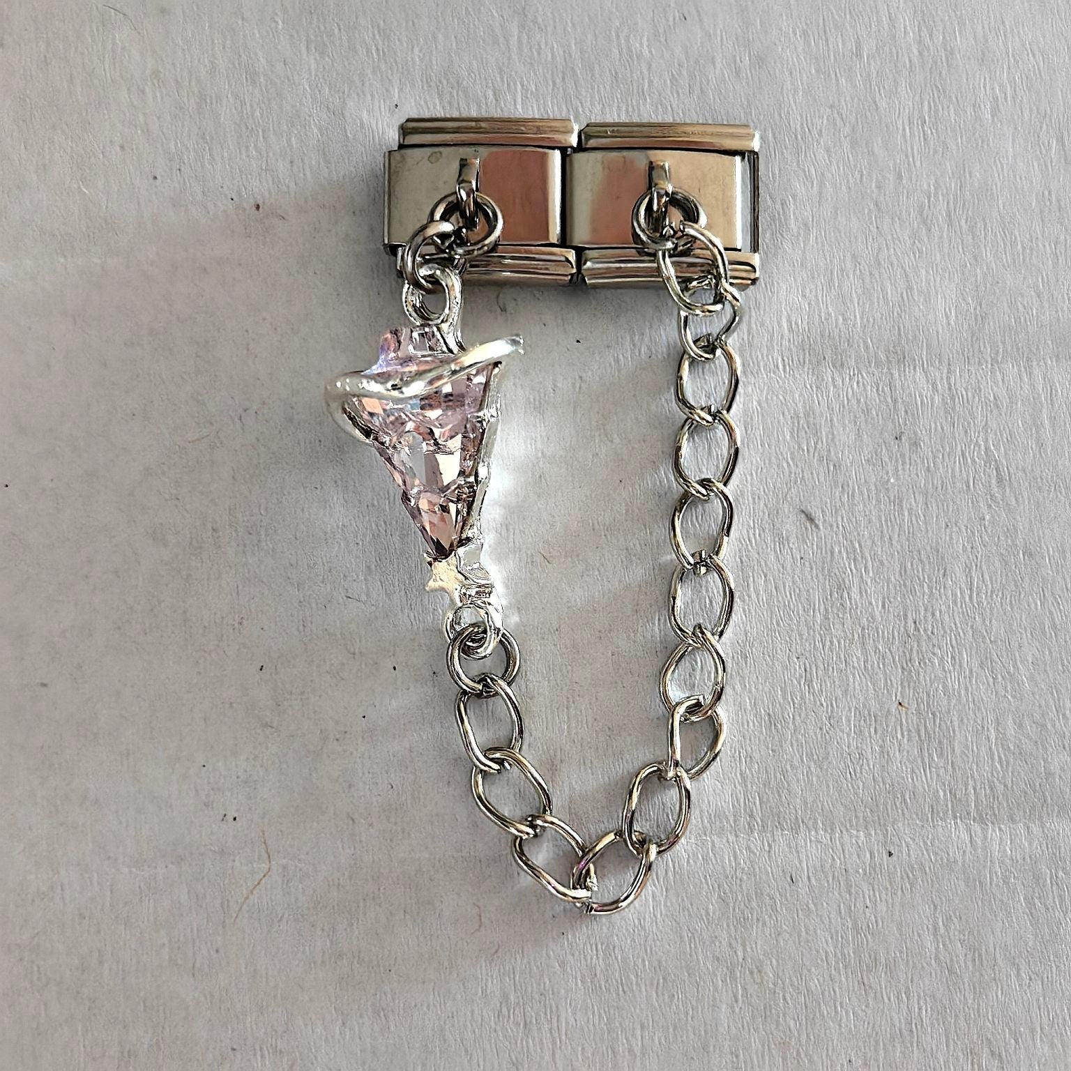 Wholesale Italian Charm Stainless Steel Bracelet Single Hook Pendant Jewelry Accessory Gift