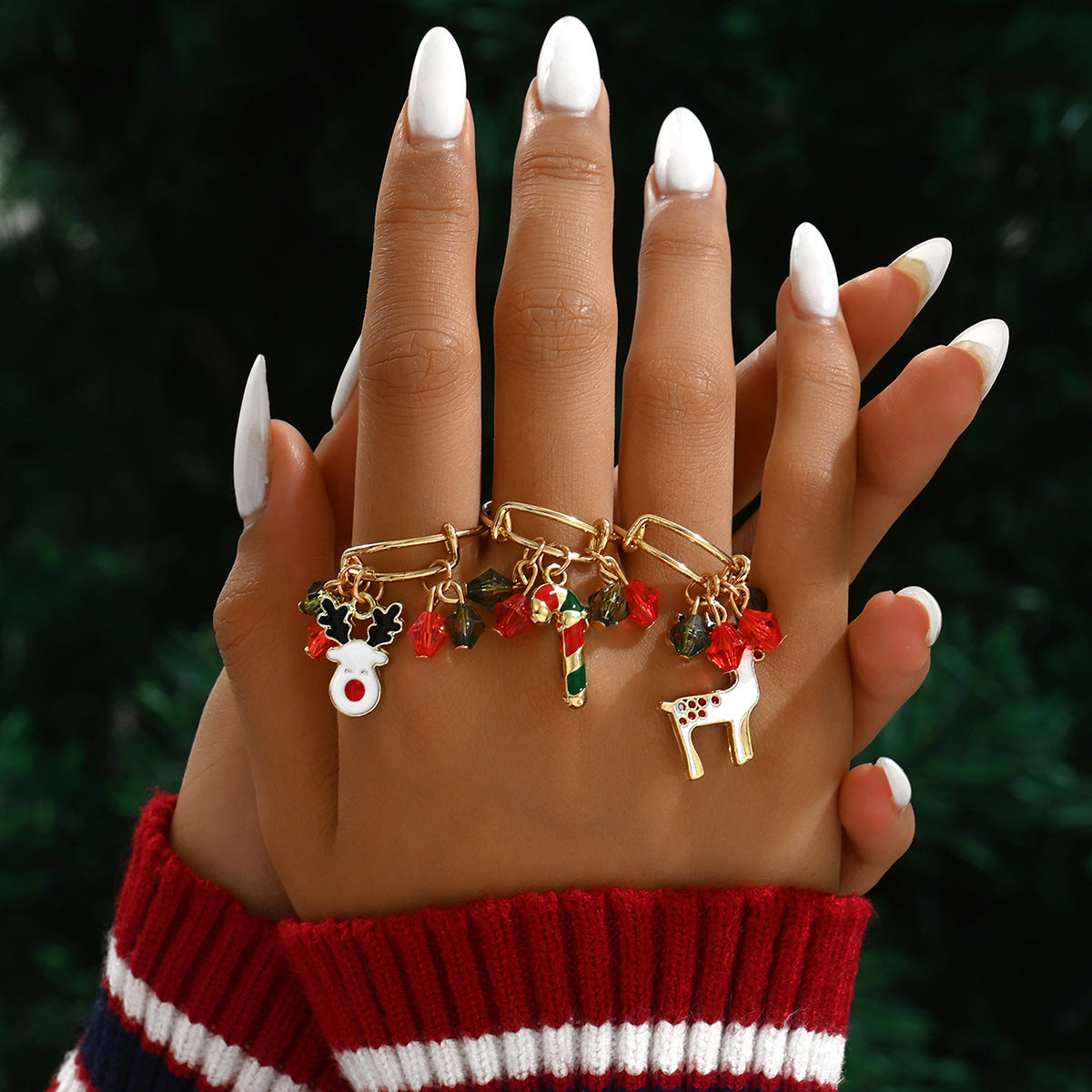 Wholesale Winter Christmas Alloy Ring