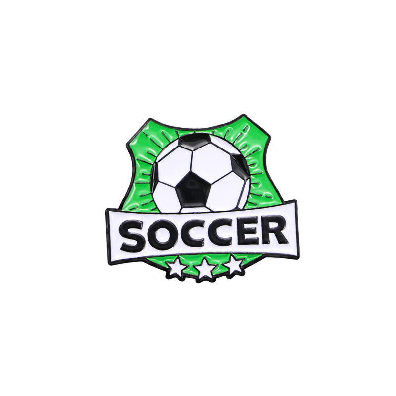 Wholesale  World Cup Football-Themed Shirt Brooch