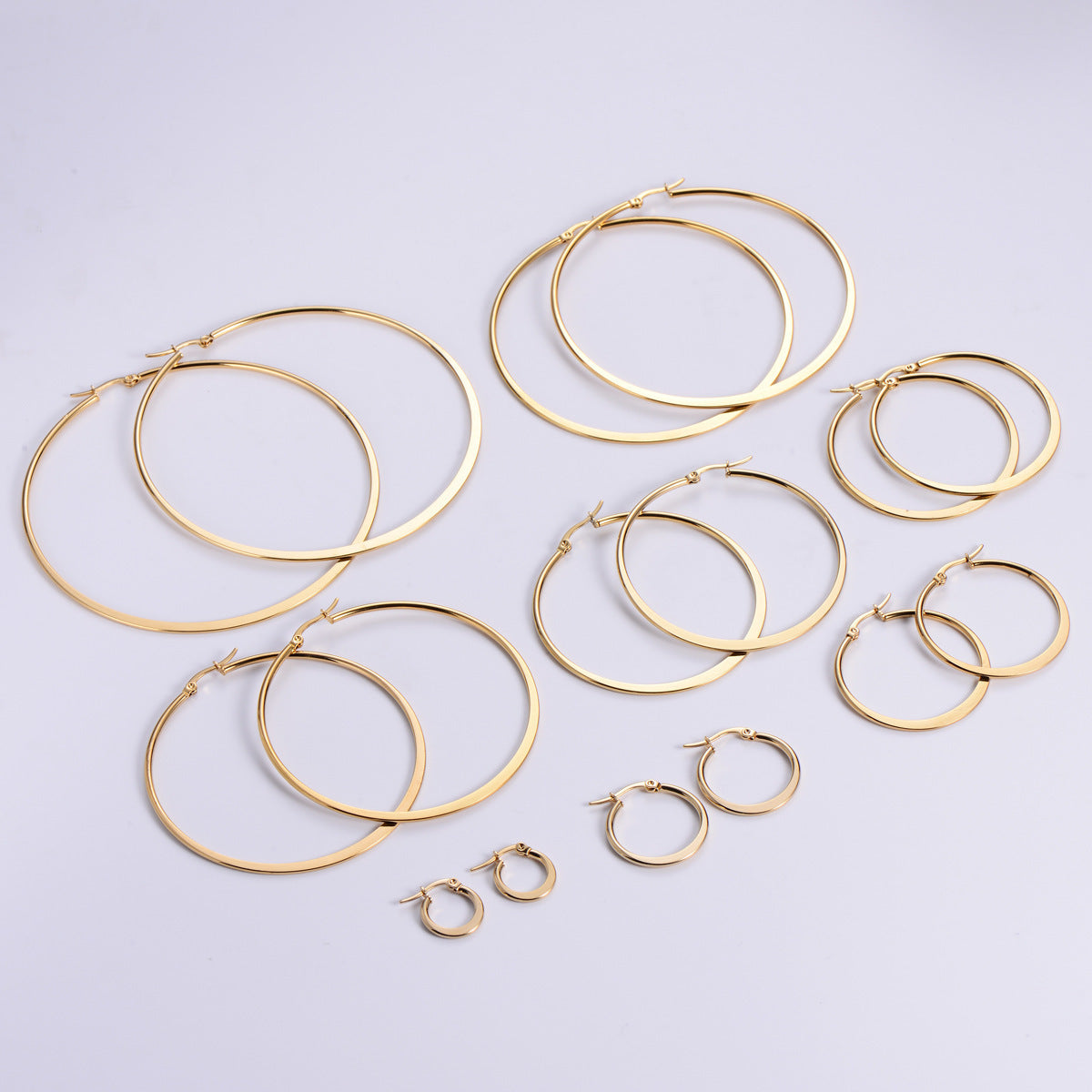Wholesale  fashion big ear ring  stainless steel earrings