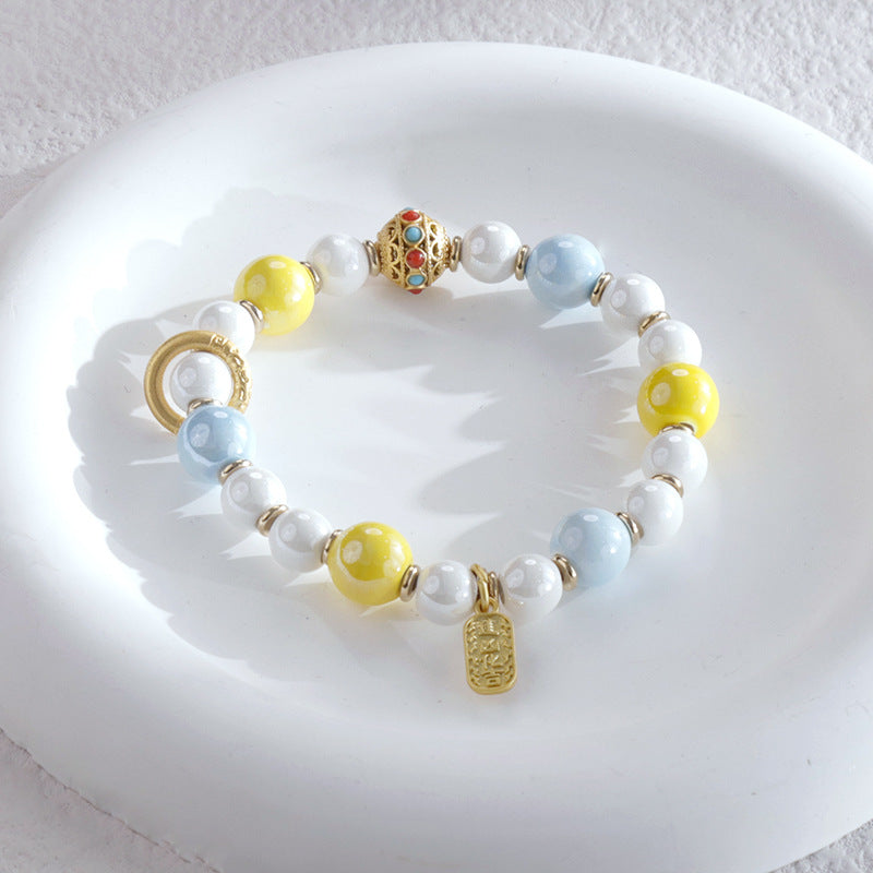 Wholesale Beaded colorful bracelet