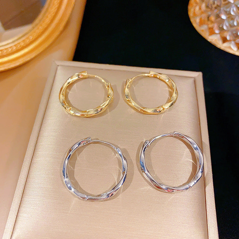 Wholesale light luxury hoop earrings