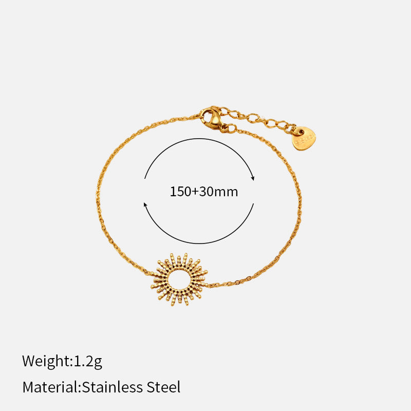 Wholesale Sunflower Series Niche  Necklace