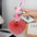 Wholesale Cute Real Rex Rabbit Hair Love Hand Rope wristlet keychain