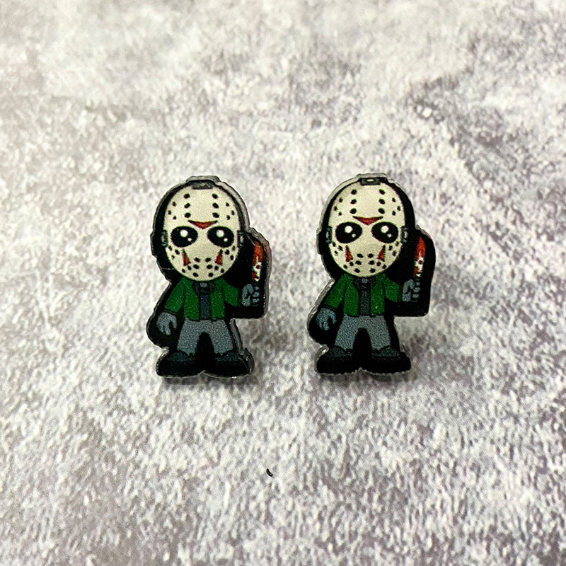 Wholesale Halloween acrylic earrings
