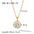 Wholesale stainless steel 18K gold plated twelve zodiac necklace