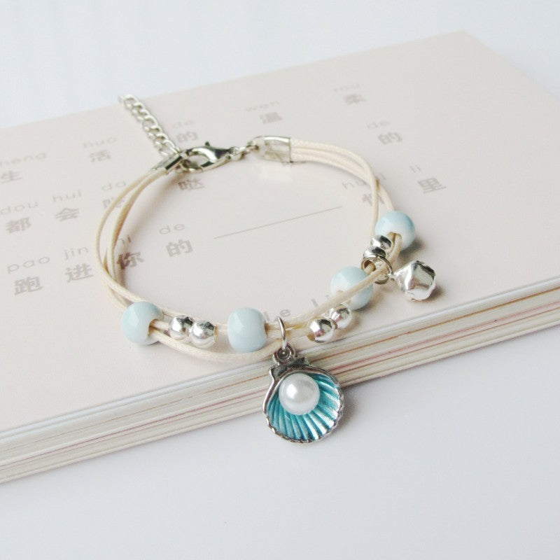 Wholesale Cute cartoon starfish shell bracelet