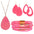 Wholesale Four-Piece Jewelry Set  Multi-Color Sequin Alloy Necklace Pu Leather Earrings Magnetic Bracelet