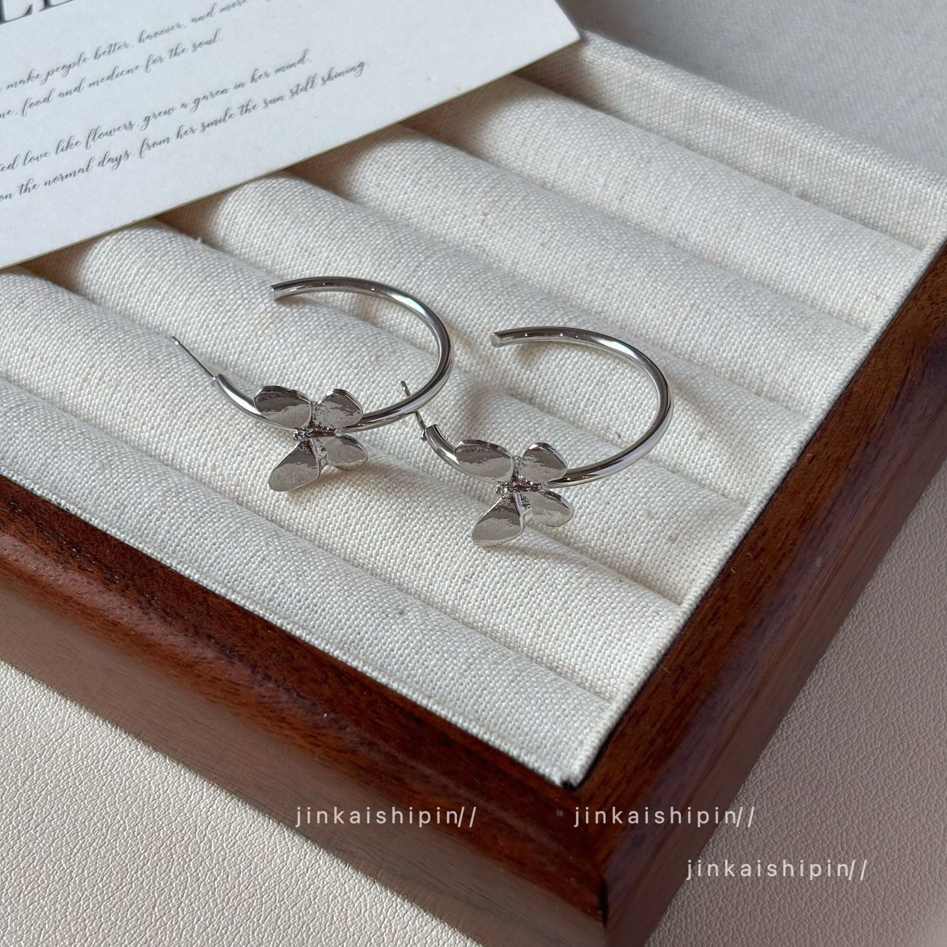 Wholesale silver Butterfly Ear Ring High Beauty  Earrings