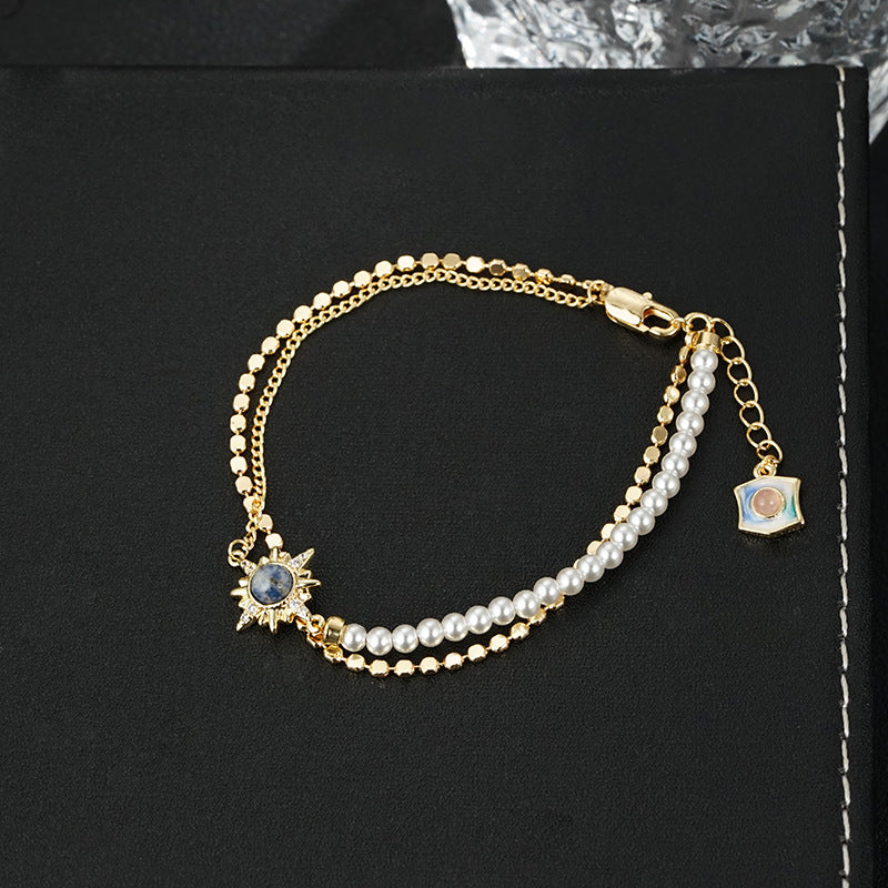 Wholesale Classic Double Layer Stacked Wear Bamang  Bracelet