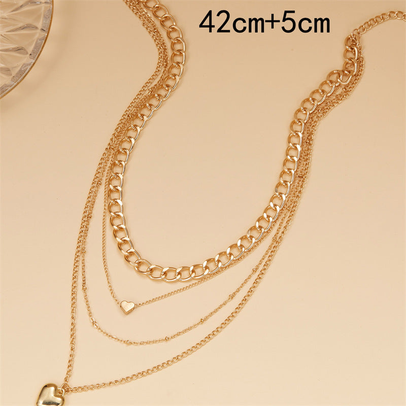 Wholesale Vintage Spliced Ball Bead Chain Stacking Necklace ACC-NE-Bayue001