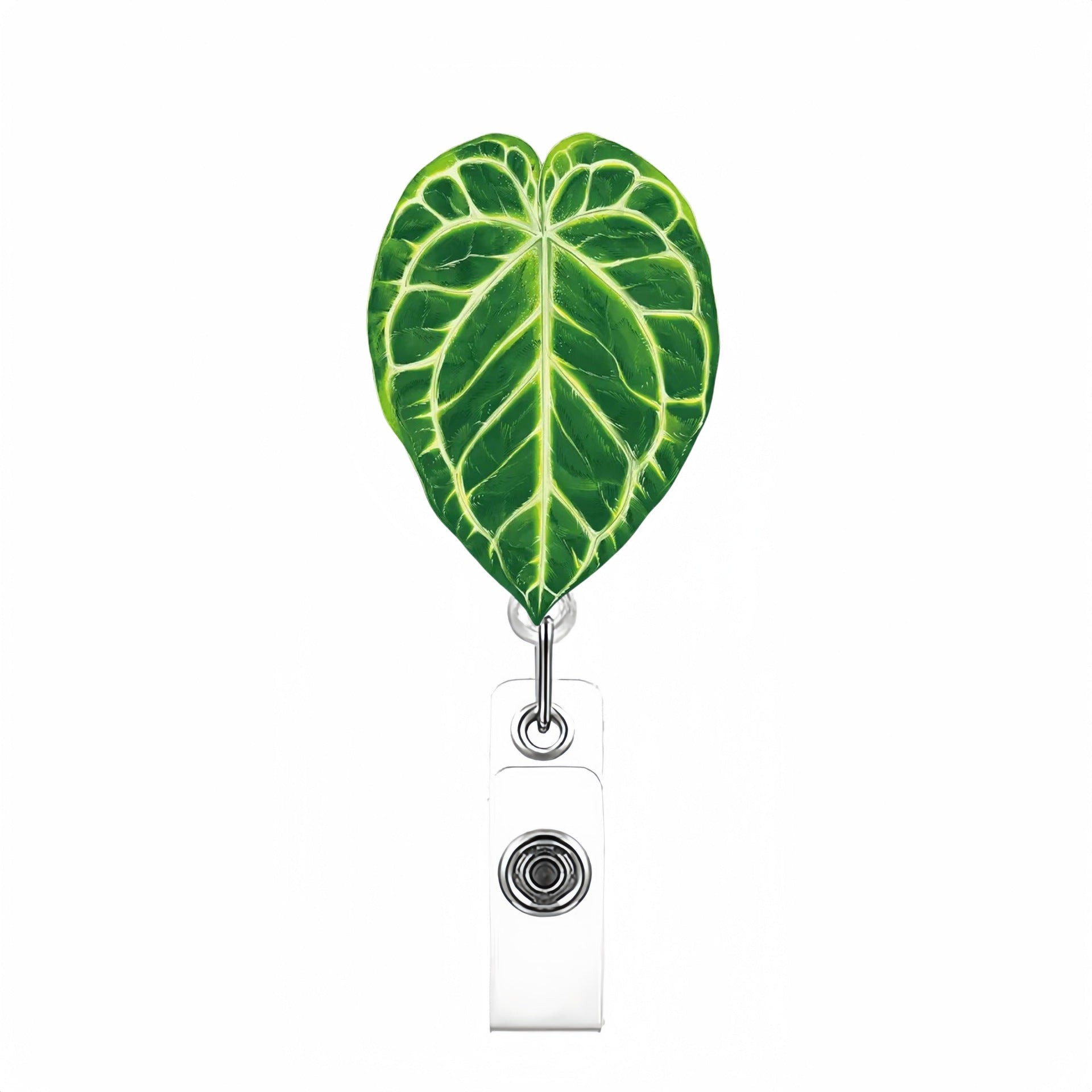 Wholesale Leaf Retractable Keychain Badge Reels