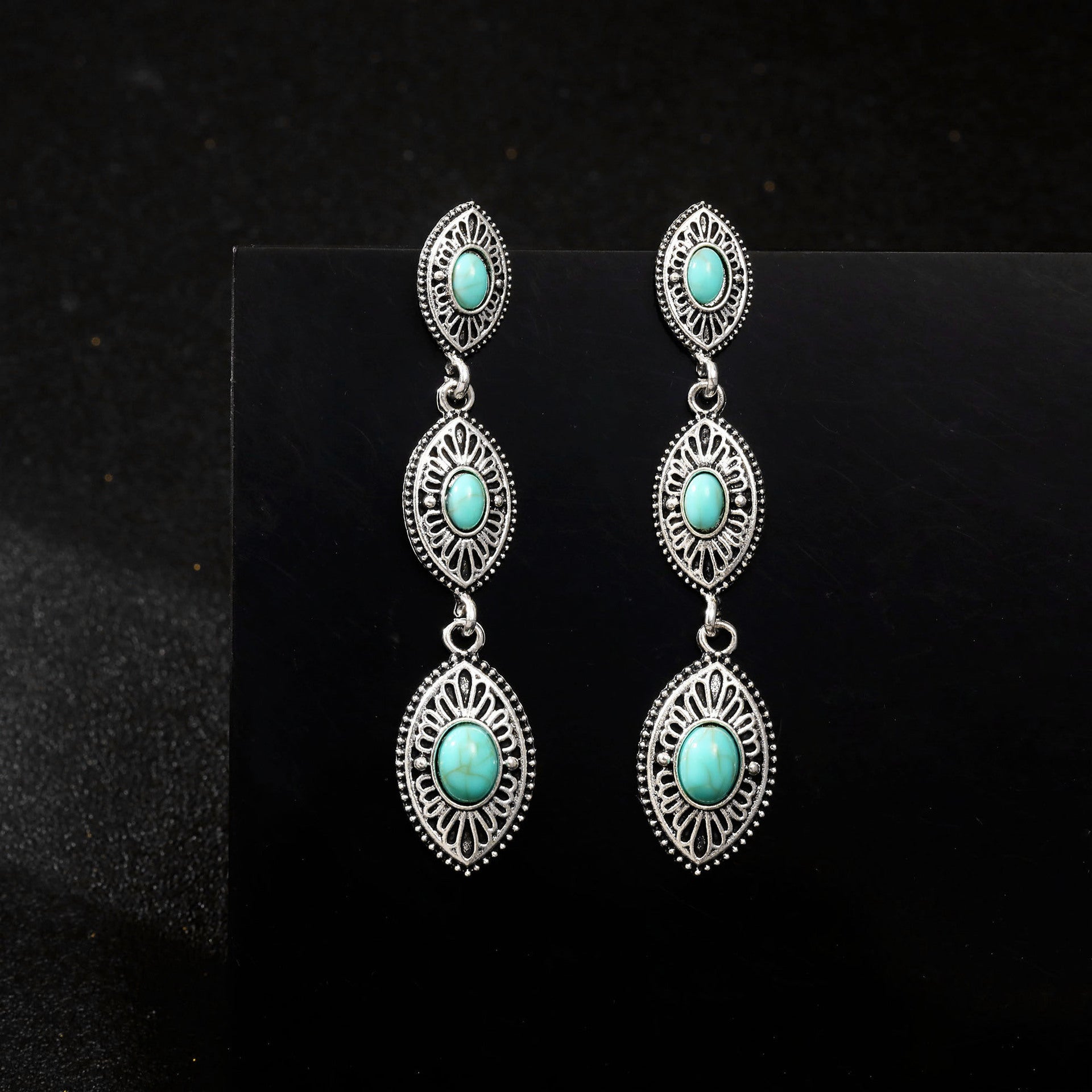 Wholesale  Acrylic Earrings   Pumpkin Tombstone Skull Earrings