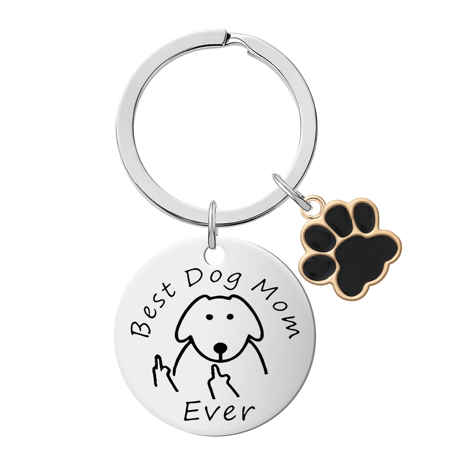 Wholesale Stainless Steel Engraving Dog Tag Keychain