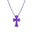 Wholesale  plastic colorful cross necklace
