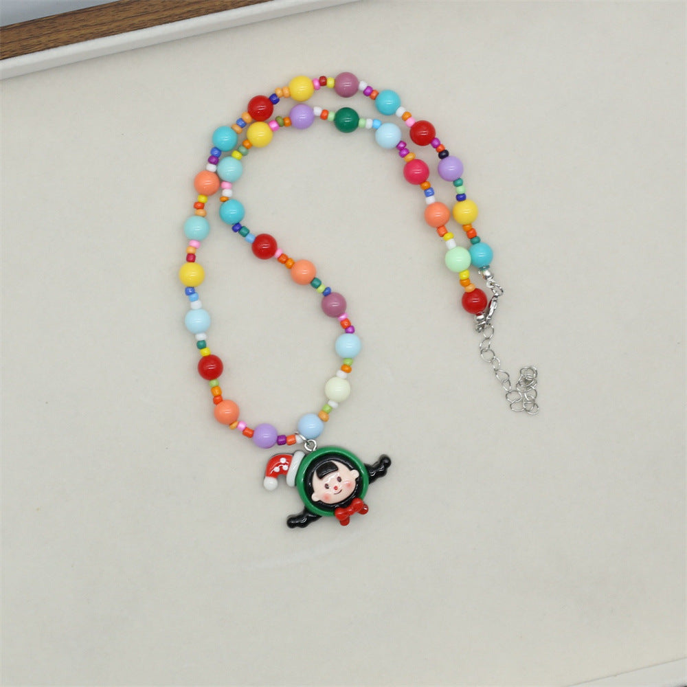 Wholesale  Cute Color Cartoon Necklace