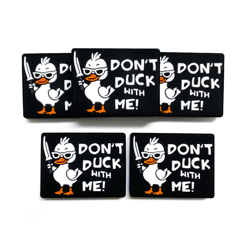 Wholesale 10pcs Duck Silicone Cartoon Focal Beads ACC-BDS-WDX252