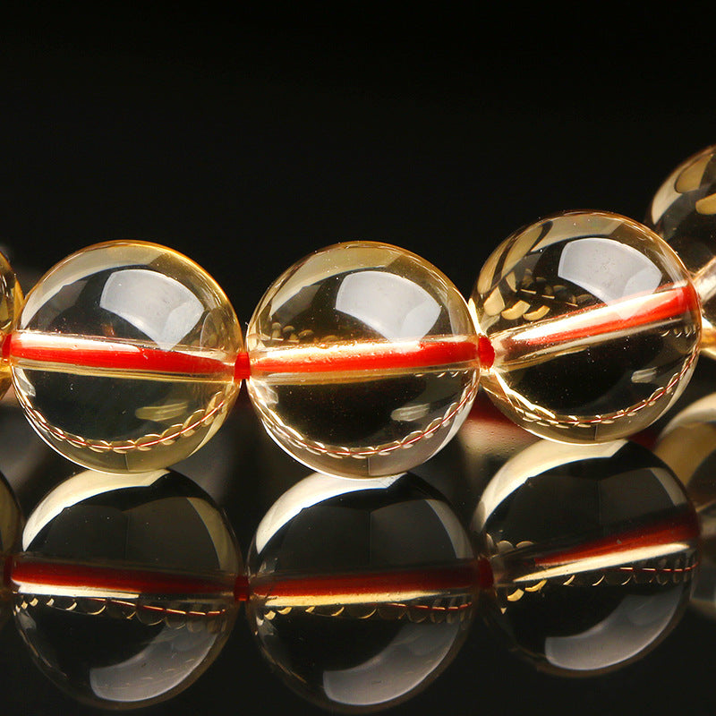 Wholesale Natural yellow crystal bracelet