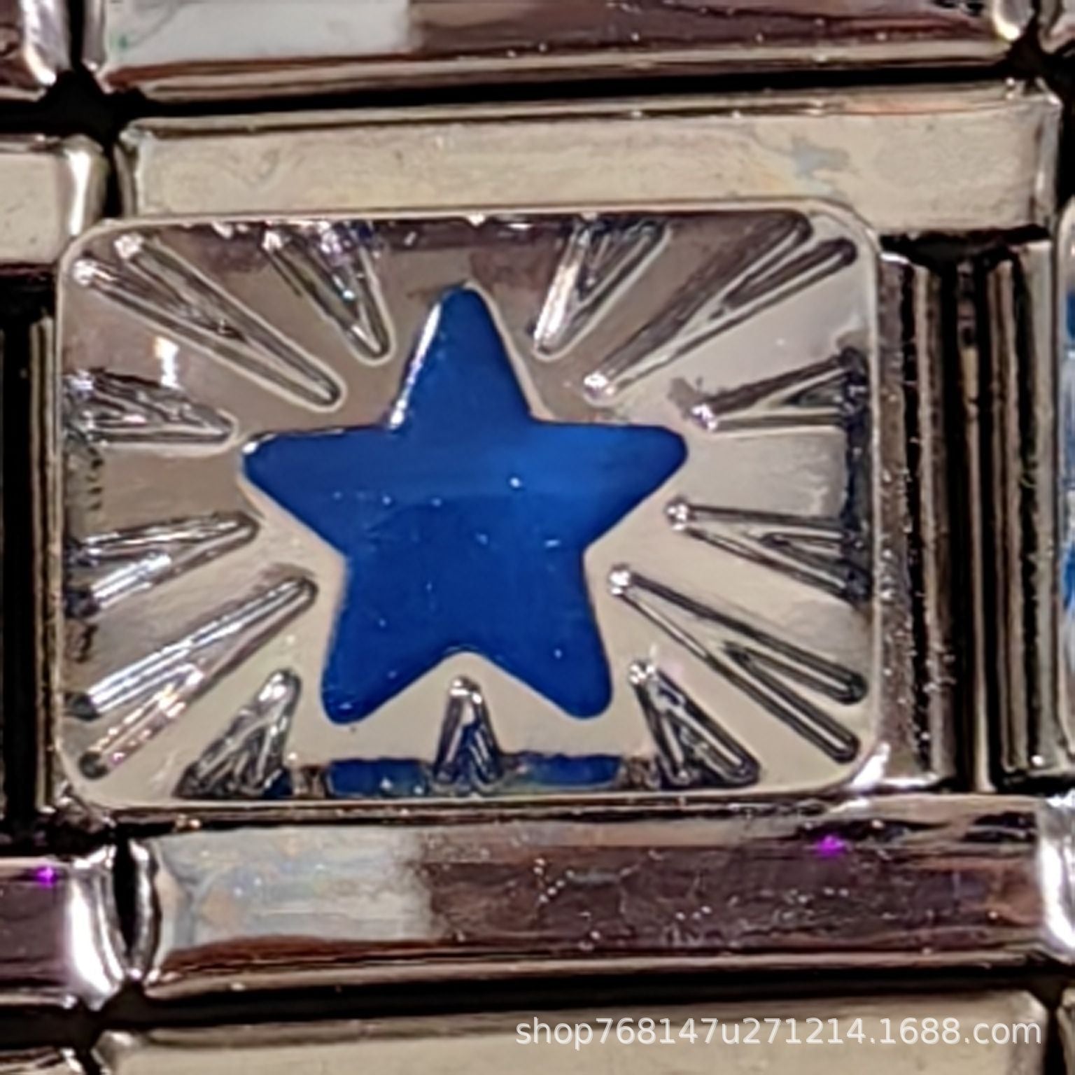Wholesale Fashion Accessory Unisex DIY Modular Titanium Steel Star Charm Bracelet Gift for Travel Commemorative Resale