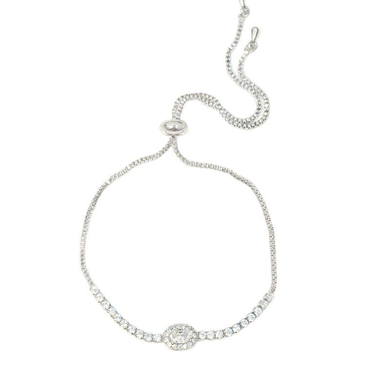 Wholesale Butterfly Geometric Zircon Adjustable Bracelet