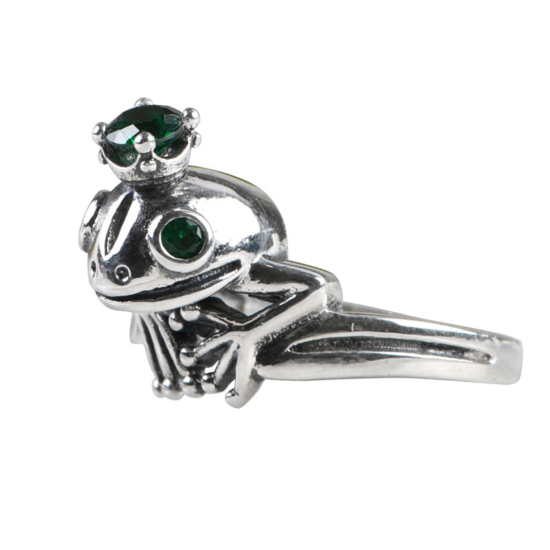 Wholesale  Retro Craft Frog Prince Ring