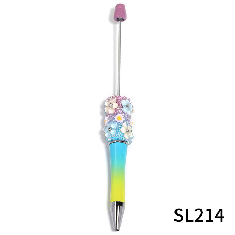 Wholesale  creative flower Gomsophila sugar pen ballpoint pen