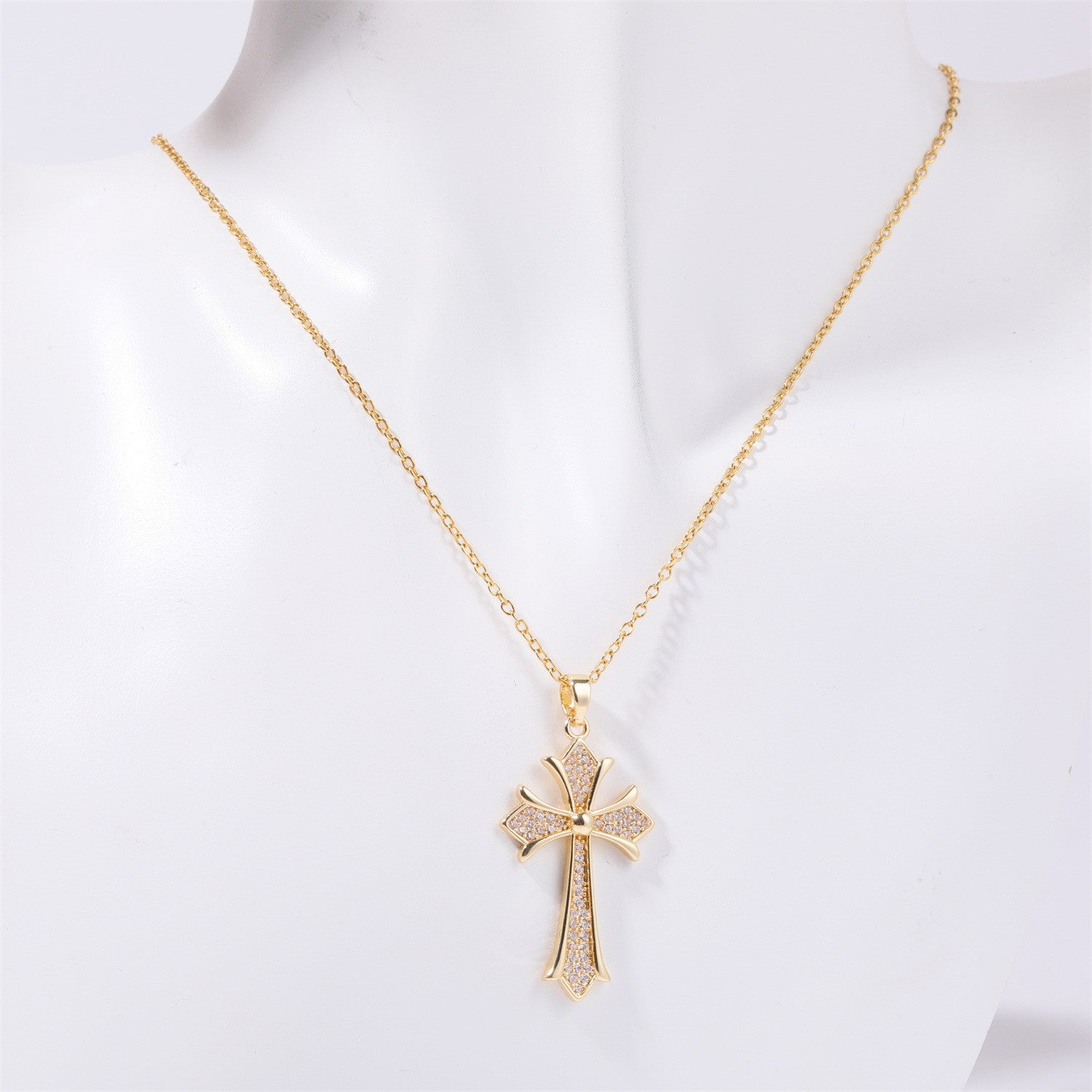 Wholesale  cross pendant cross frame chain jewelry