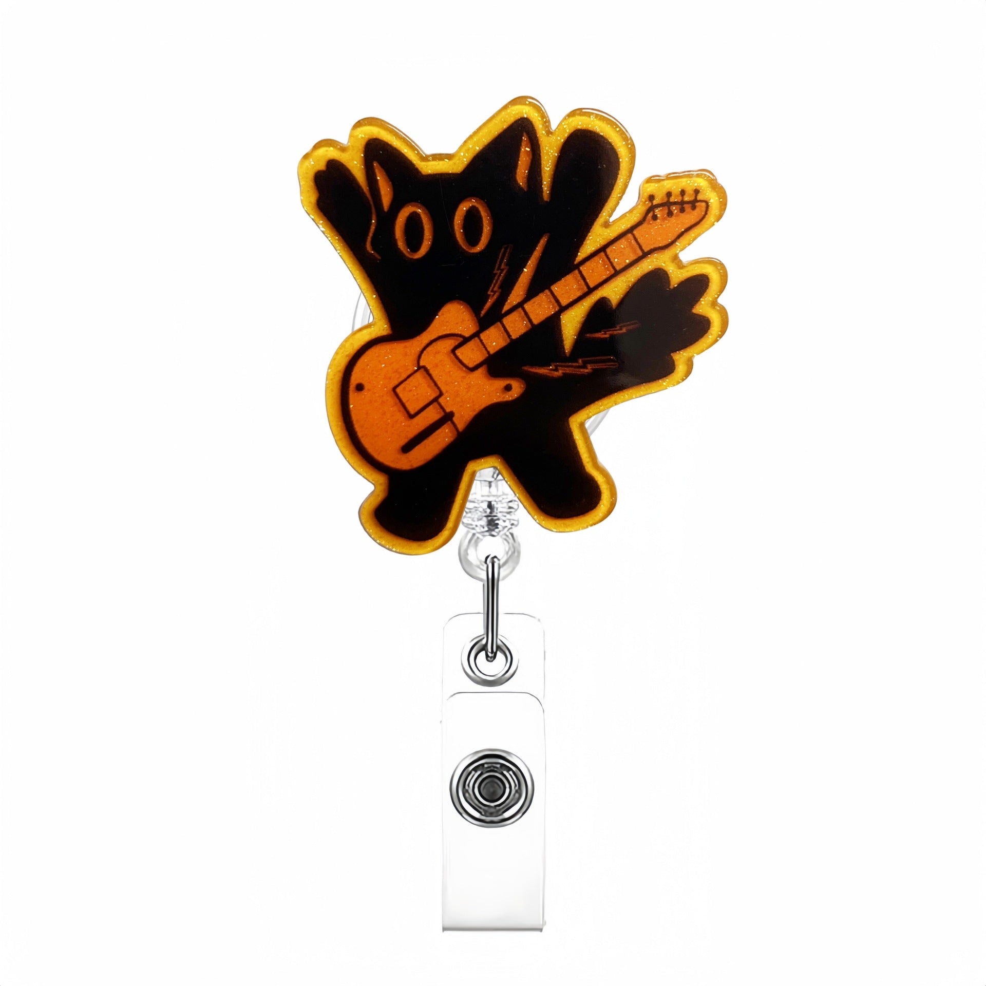 Wholesale Rock Bear Badge Reels Keychains