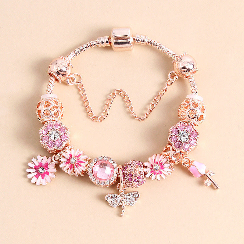 Wholesale Swan Heart Design Bracelet Gold Fashion Accessory Gift for Women