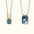 Wholesale  Square Brand Bohemian Art Retro Style Tarot Necklace