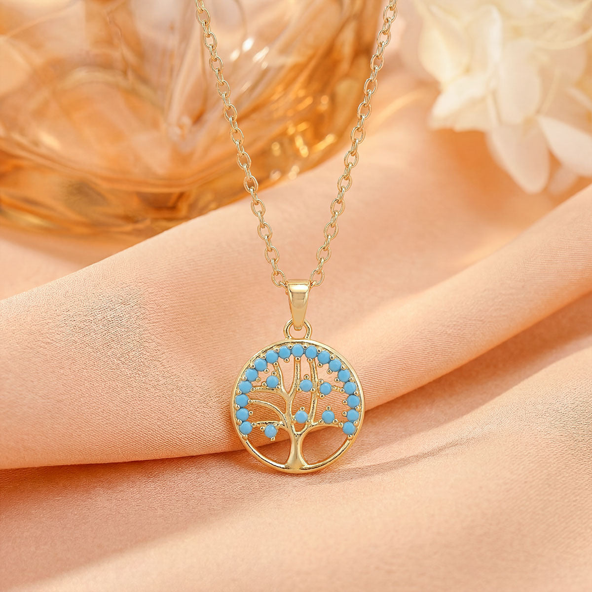 Wholesale Maple Leaf Choker Necklace Titanium Steel Copper Gold Plated Zircon Jewelry Accessory