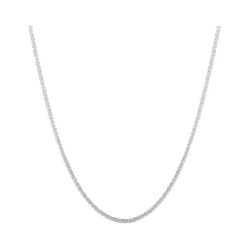 Wholesale  Simple 925 Necklace Sparkling Clavicle Chain