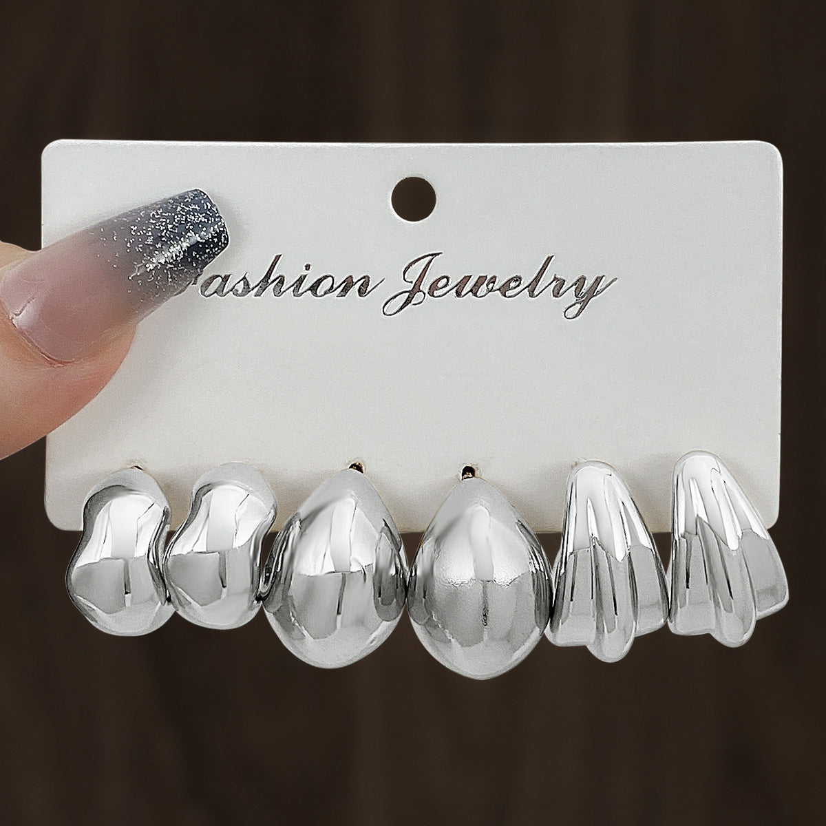 Wholesale Double twist earring set