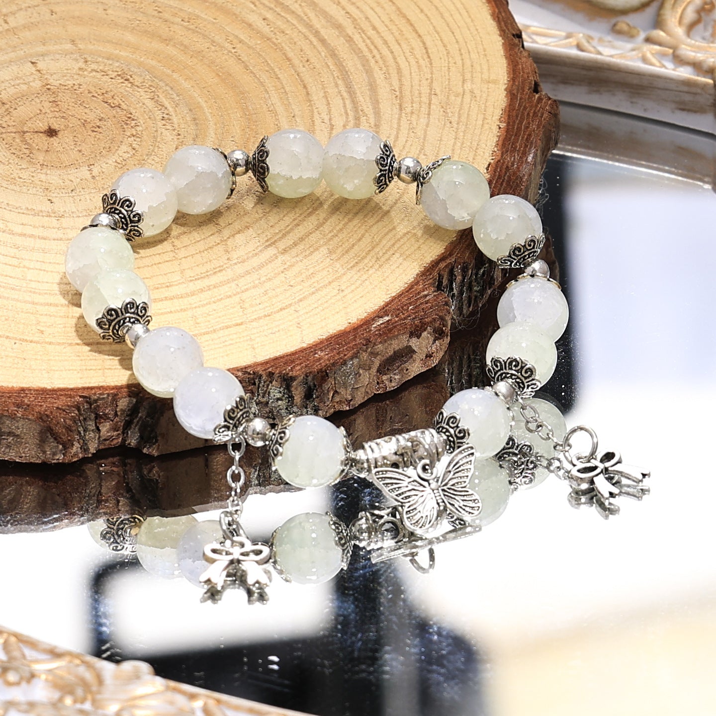 Wholesale  ethnic style beaded bracelet crystal bracelet