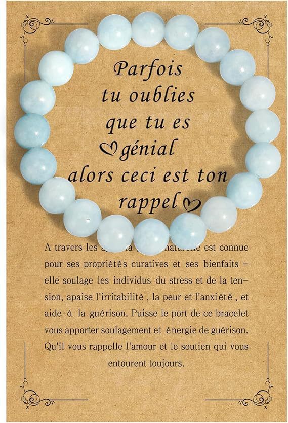 Wholesale Natural stone bracelet elastic rope beaded 8mm chalcedony agate hand-woven bracelet