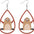 Wholesale  Cartoon Cute Marmot Wooden Earrings