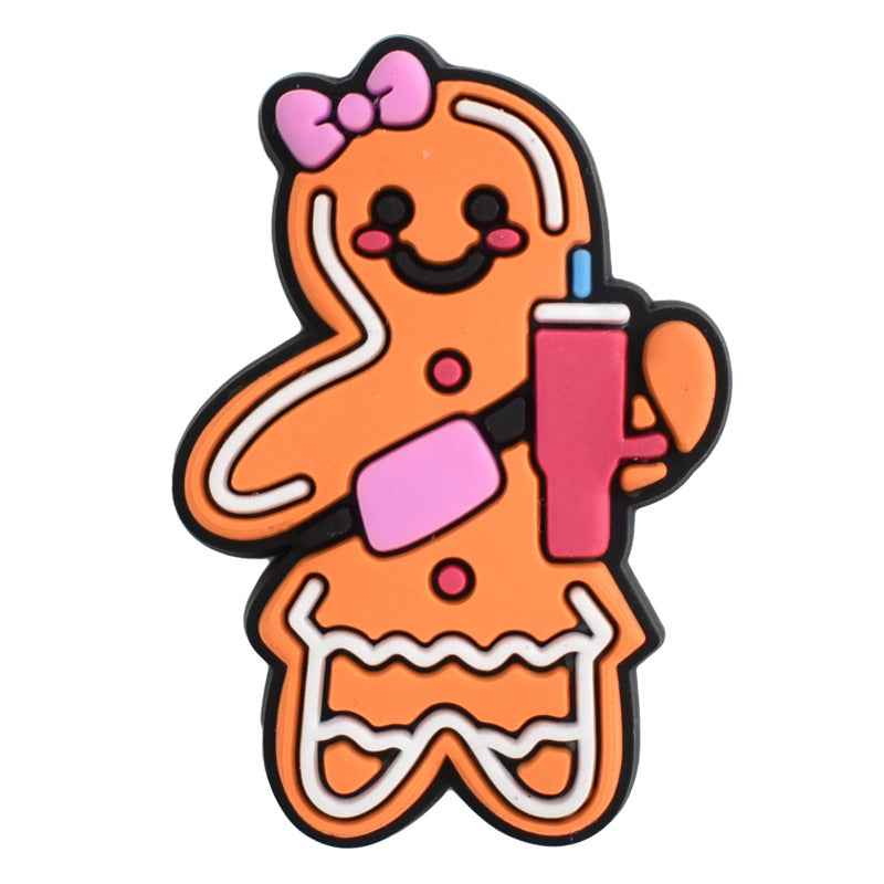 Wholesale Random 100pcs Cartoon Christmas Series Shoes Accessories Shoes Charms