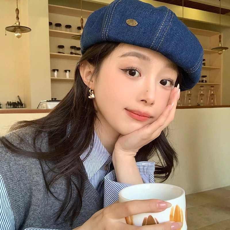 Wholesale  Love Simple Earrings  Stitching Small Earrings