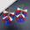 Wholesale  Tassel Independence Day Earrings Set Five-Pointed Star American Leather Earrings