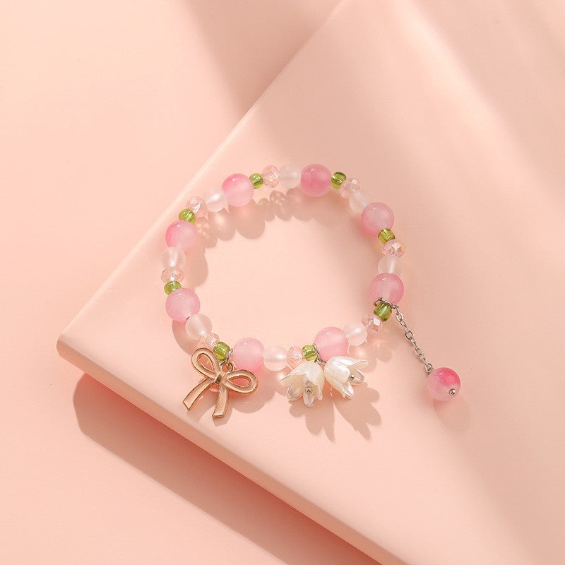 Wholesale Imitation Cat Eye Purple Lucky Bracelet Trendy Fashion Accessory