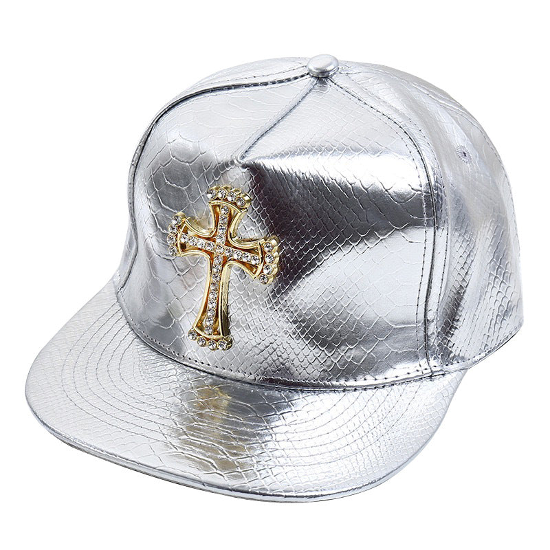 Wholesale PU sunshade metal dollar picture  baseball cap